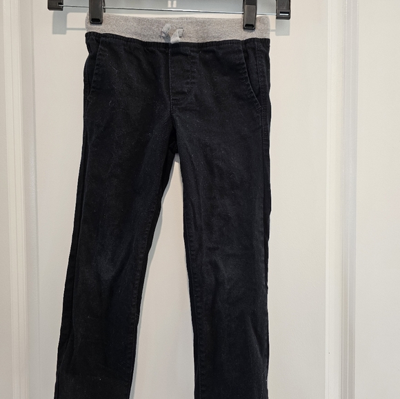 5t Old Navy black‎ and gray drawstring pants Easter Comfy Elevated Casual - Picture 15 of 16